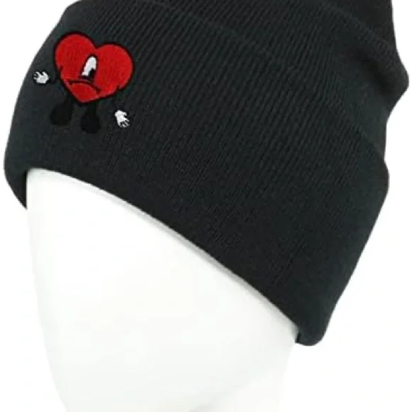 Bad bunny beanie black 'Un Verano sin Ti' Brand New - Picture 2 of 2